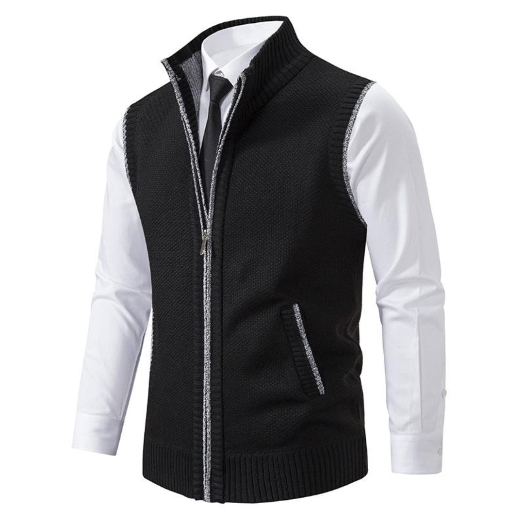 ARNAUD LYON | GILET EN MAILLE CLASSIQUE