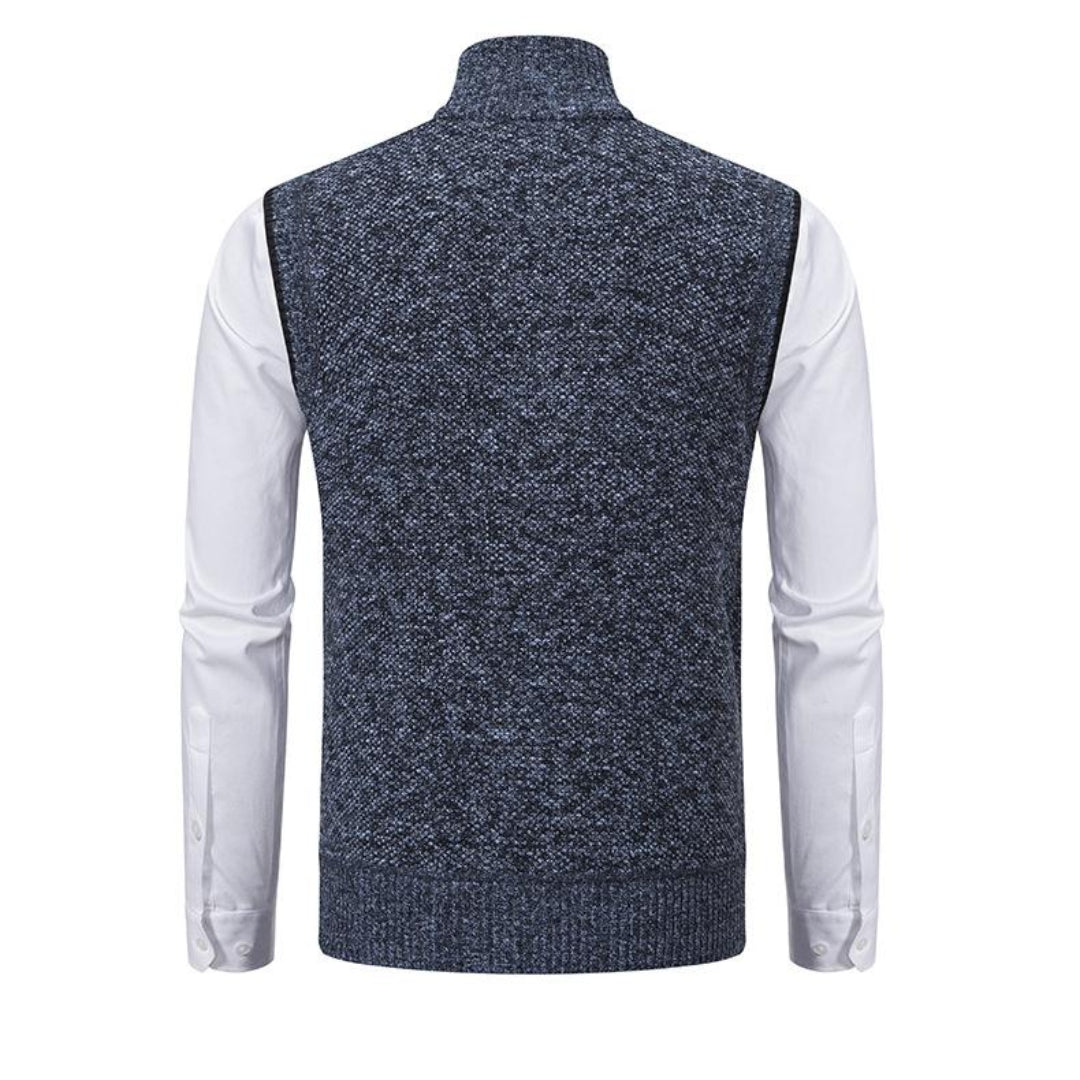 ARNAUD LYON | GILET EN MAILLE CLASSIQUE