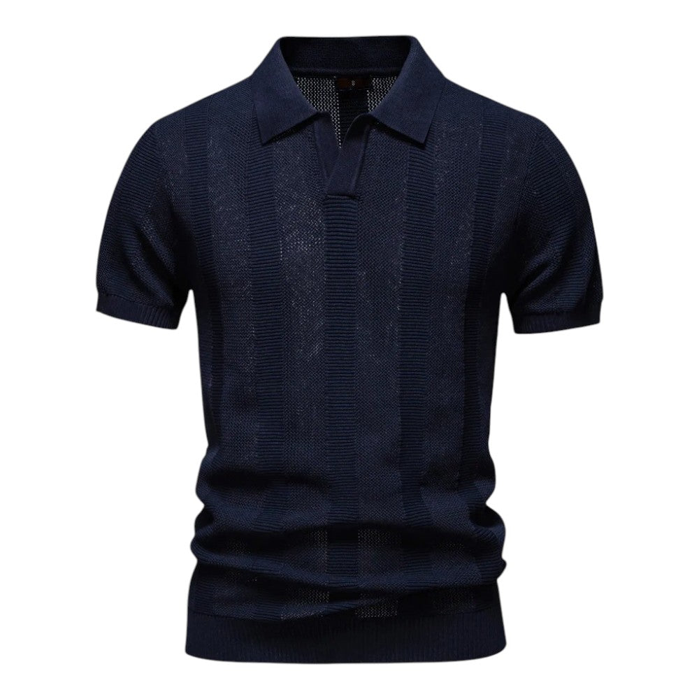 ARNAUD LYON | POLO EN MAILLE ÉLEVÉE