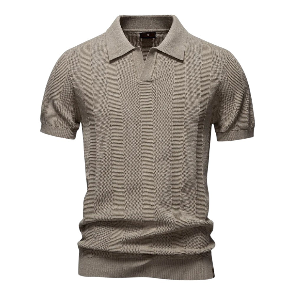 ARNAUD LYON | POLO EN MAILLE ÉLEVÉE