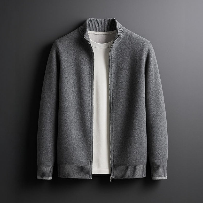 ARNAUD LYON | VESTE EN MAILLE AVEC ZIP